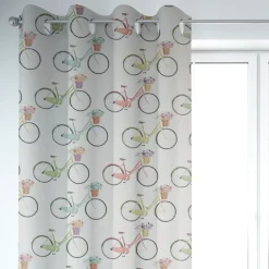 Clarke & Clarke STUDIO G Englischer Dekostoff Polsterstoff Digitaldruck Fahrrad multi 138cm Breite