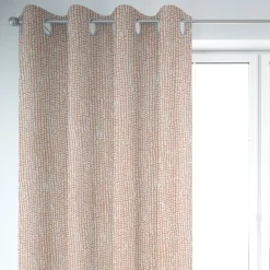 Clarke & Clarke STUDIO G Englischer Dekostoff Baumwollstoff Halbpanama Polsterstoff Rainfall Regentropfen zimt creme 138cm Breite