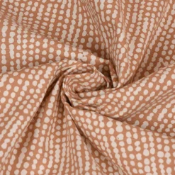 Clarke & Clarke STUDIO G Englischer Dekostoff Baumwollstoff Halbpanama Polsterstoff Rainfall Regentropfen zimt creme 138cm Breite