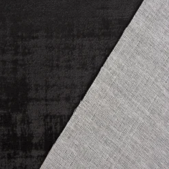 Clarke & Clarke STUDIO G Samtstoff Polsterstoff Dekostoff Clarke & Clarke STUDIO G Microfaser Alessia Struktur schwarz 140cm Breite