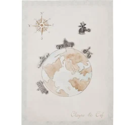 Clayre & Eef Anhänger 5 Stück Reisen Travel ca. 1,5x1,5cm