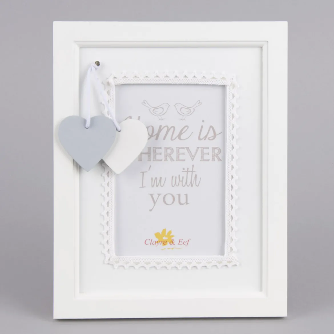 Clayre & Eef Bilderrahmen Mummy's the Best Holz weiß 19x24cm