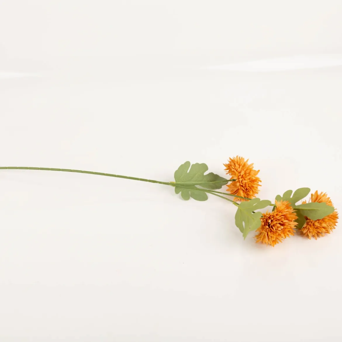 Clayre & Eef Kunstblume 64cm ocker grün