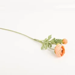 Clayre & Eef Kunstblume Ranunkel 70cm lachs grün