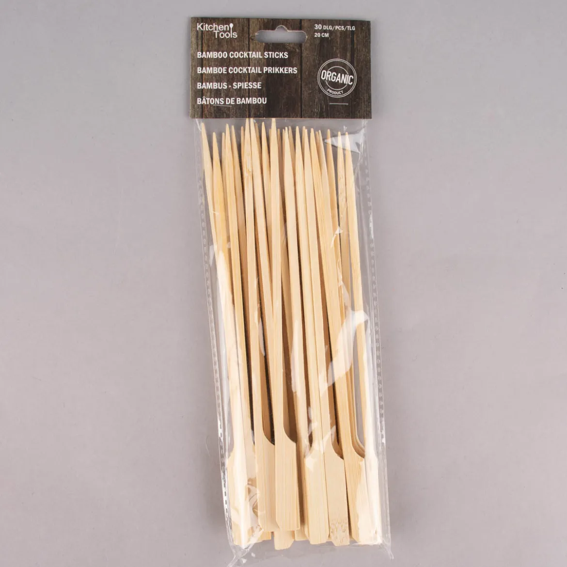 Cocktailpicker Bambus 30 Stück natur 20cm