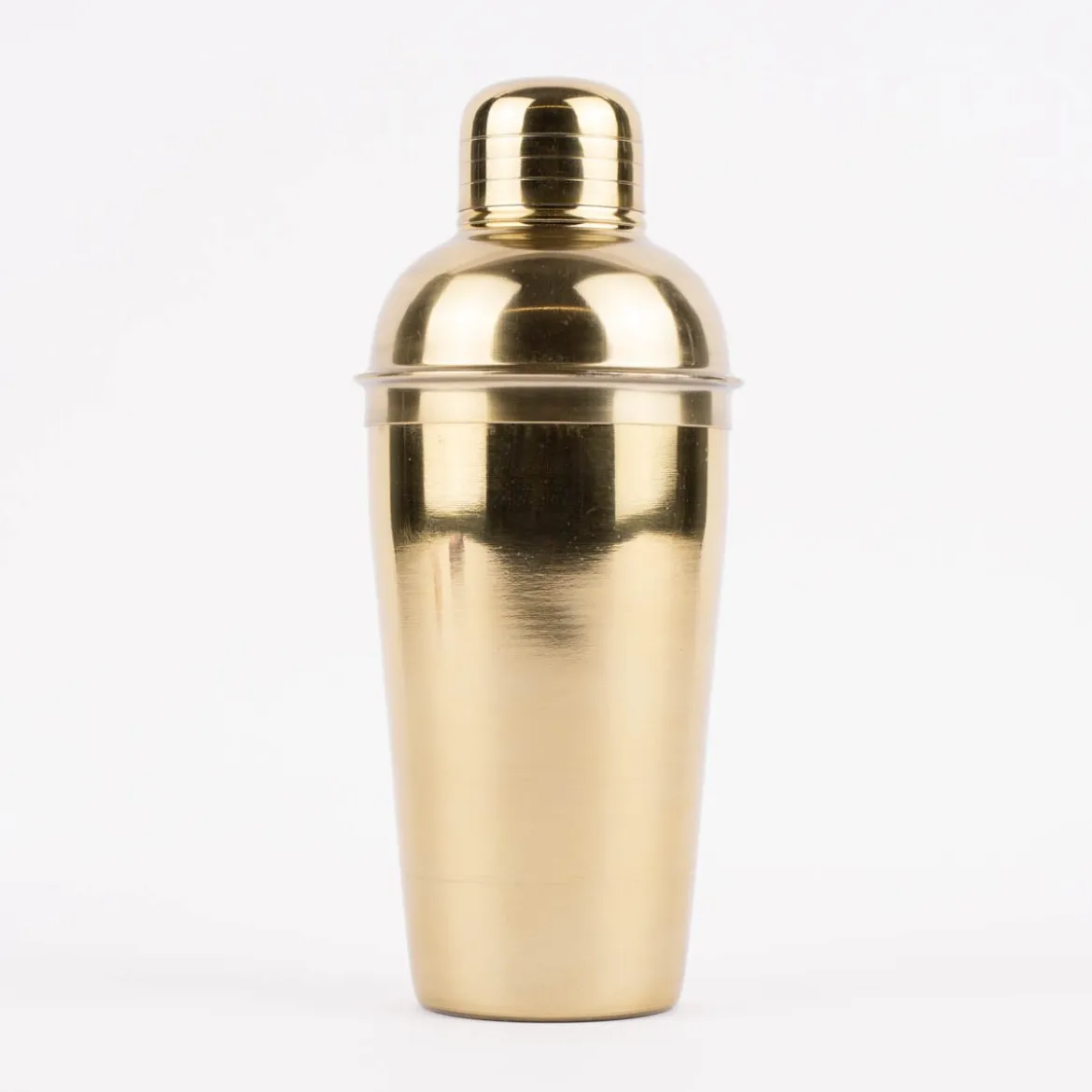 Cocktailshaker Edelstahl goldfarbig glänzend 500ml