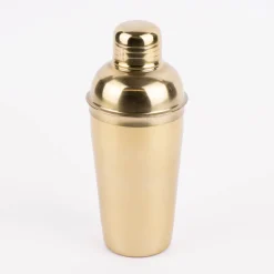 Cocktailshaker Edelstahl goldfarbig glänzend 500ml