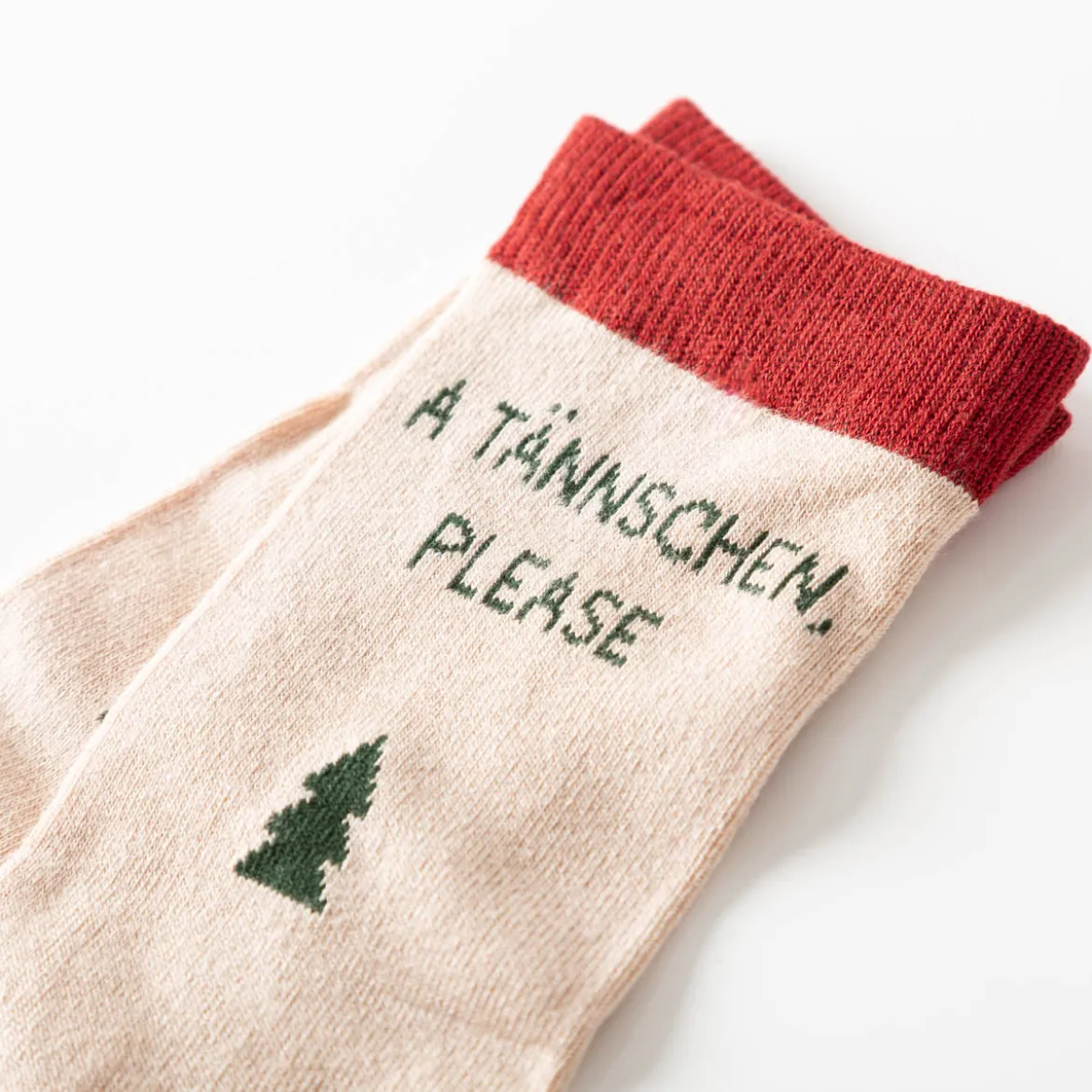 Coole Socke Weihnachten A Tännschen Größe 36-40 von Grafik Werkstatt