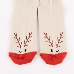 Coole Socke Weihnachten Rentier Größe 41-45 grau
