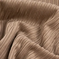 Cord Baumwolle Bekleidungsstoff Dekostoff Doppelrille einfarbig beige 1,45m Breite