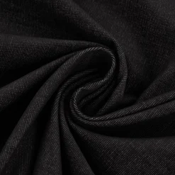Cord Cordstoff Babycord Jeansoptik Bekleidungsstoff Dekostoff einfarbig schwarz 1,36m Breite