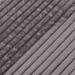 Cord Polsterstoff Möbelstoff Breitcord Baby Rib elephant grau 1,45m breit