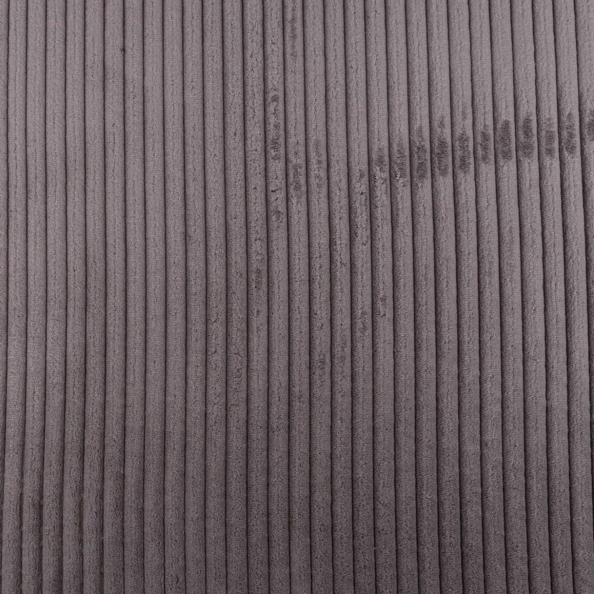 Cord Polsterstoff Möbelstoff Breitcord Baby Rib elephant grau 1,45m breit