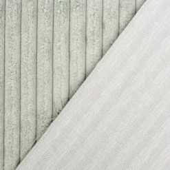 Cord Polsterstoff Möbelstoff Breitcord Baby Rib mintgrün 1,45m breit