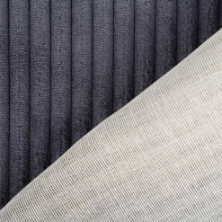 Cord Polsterstoff Möbelstoff Breitcord Baby Rib navy dunkelblau 1,45m breit