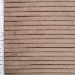 Cord Polsterstoff Möbelstoff Breitcord Baby Rib nougat braun 1,45m breit