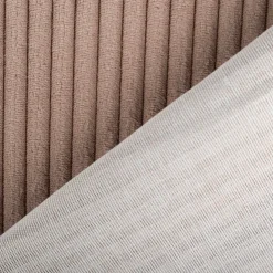 Cord Polsterstoff Möbelstoff Breitcord Baby Rib nougat braun 1,45m breit
