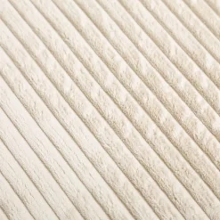 Cord Polsterstoff Möbelstoff Breitcord Baby Rib ecru 1,45m breit
