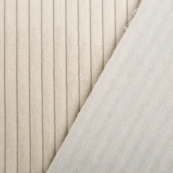 Cord Polsterstoff Möbelstoff Breitcord Baby Rib ecru 1,45m breit
