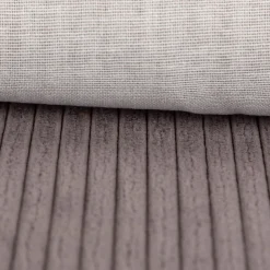 Cord Polsterstoff Möbelstoff Breitcord Baby Rib charcoal dunkelgrau 1,45m breit