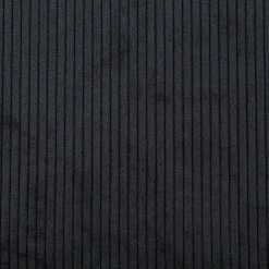 Cord Polsterstoff mit Fleckschutz Capri uni schwarz 1,45m Breite