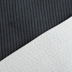 Cord Polsterstoff mit Fleckschutz Capri uni schwarz 1,45m Breite