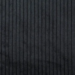 Cord Polsterstoff mit Fleckschutz Capri uni schwarz 1,45m Breite