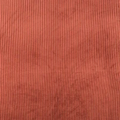 Cord Polsterstoff mit Fleckschutz Capri uni terracotta-braun 1,45m Breite