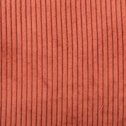Cord Polsterstoff mit Fleckschutz Capri uni terracotta-braun 1,45m Breite