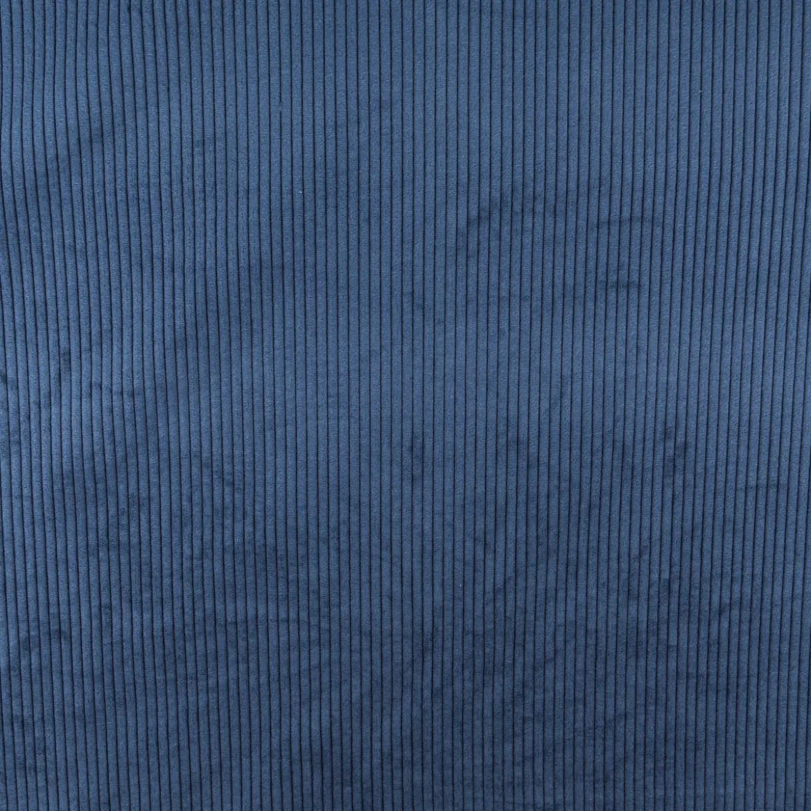 Cord Polsterstoff mit Fleckschutz Capri uni blau 1,45m Breite