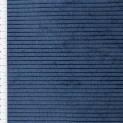 Cord Polsterstoff mit Fleckschutz Capri uni blau 1,45m Breite