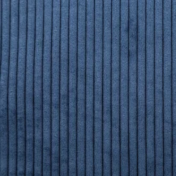 Cord Polsterstoff mit Fleckschutz Capri uni blau 1,45m Breite