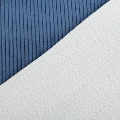 Cord Polsterstoff mit Fleckschutz Capri uni blau 1,45m Breite