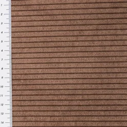 Cord Polsterstoff mit Fleckschutz Capri uni braun 1,45m Breite
