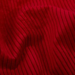Cord Polsterstoff mit Fleckschutz Capri uni rot 1,45m Breite