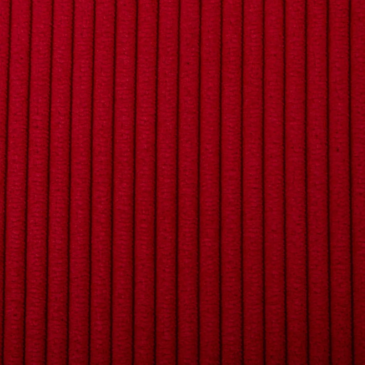 Cord Polsterstoff mit Fleckschutz Capri uni rot 1,45m Breite