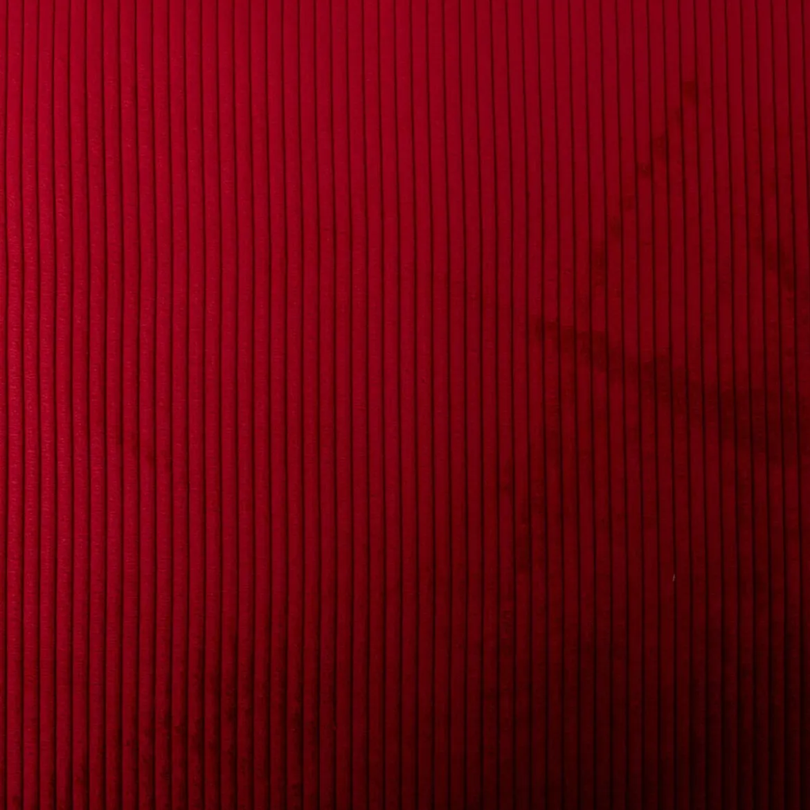 Cord Polsterstoff mit Fleckschutz Capri uni rot 1,45m Breite