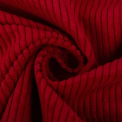 Cord Polsterstoff mit Fleckschutz Capri uni rot 1,45m Breite
