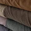 Cord Stof Bubble Bekleidungsstoff Dekostoff einfarbig beige 1,45m Breite