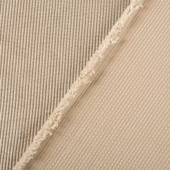 Cord Stof Bubble Bekleidungsstoff Dekostoff einfarbig beige 1,45m Breite