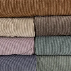 Cord Stof Bubble Bekleidungsstoff Dekostoff einfarbig beige 1,45m Breite