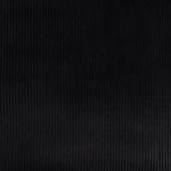 Cord Stoff aus Baumwolle Bekleidungsstoff Dekostoff 4,5W grob vorgewaschen einfarbig schwarz 1,4m Breite