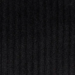 Cord Stoff aus Baumwolle Bekleidungsstoff Dekostoff 4,5W grob vorgewaschen einfarbig schwarz 1,4m Breite