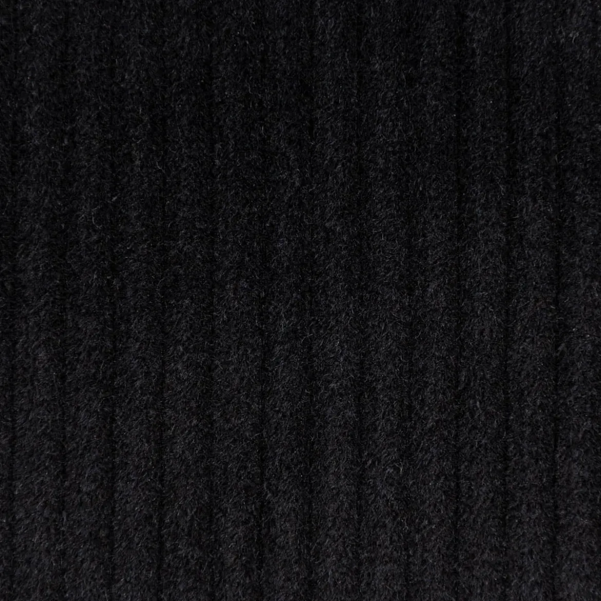 Cord Stoff aus Baumwolle Bekleidungsstoff Dekostoff 4,5W grob vorgewaschen einfarbig schwarz 1,4m Breite