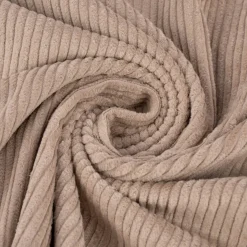 Cord Stoff aus Baumwolle Bekleidungsstoff Dekostoff 4,5W grob vorgewaschen einfarbig sand 1,4m Breite