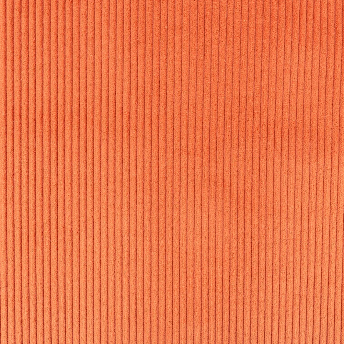 Cord Stoff aus Baumwolle Bekleidungsstoff Dekostoff 4,5W grob vorgewaschen einfarbig terrakotta 1,4m Breite