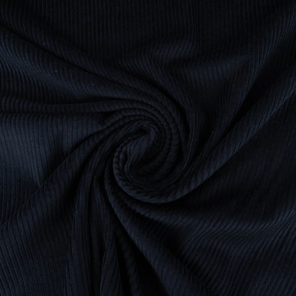 Cord Stoff aus Baumwolle Bekleidungsstoff Dekostoff 4,5W grob vorgewaschen einfarbig navy blau 1,4m Breite
