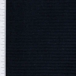 Cord Stoff aus Baumwolle Bekleidungsstoff Dekostoff 4,5W grob vorgewaschen einfarbig navy blau 1,4m Breite
