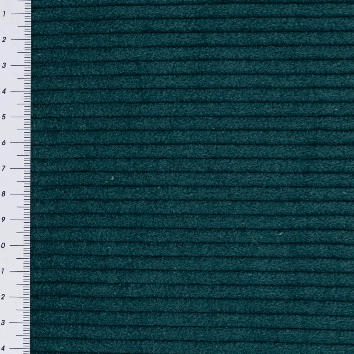 Cord Stoff aus Baumwolle Bekleidungsstoff Dekostoff 4,5W grob vorgewaschen einfarbig smaragd grün 1,4m Breite