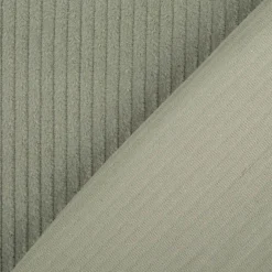 Cord Stoff aus Baumwolle Bekleidungsstoff Dekostoff 4,5W grob vorgewaschen einfarbig salbei-grün 1,4m Breite